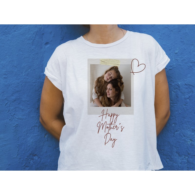 Camiseta especial polaroid Mamá