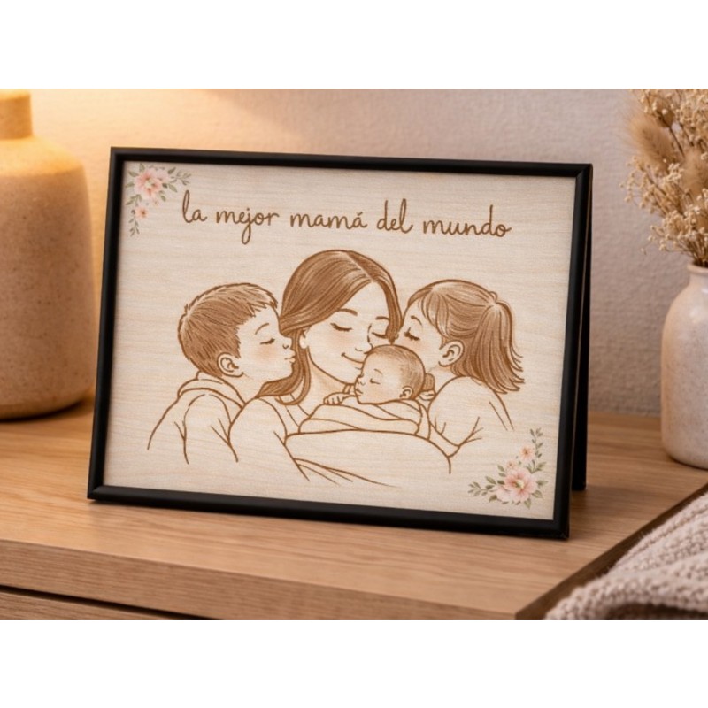 Cuadro personalizable para mamá