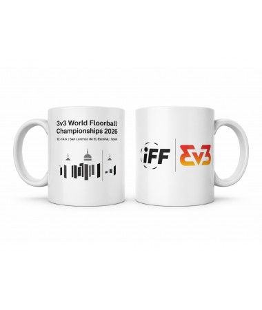 Taza blanca Floorball