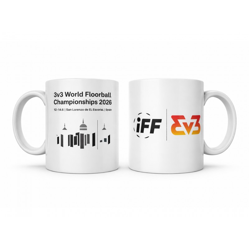 Taza blanca Floorball