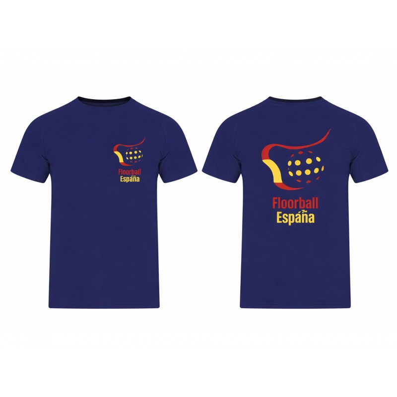 Camiseta azul Floorball