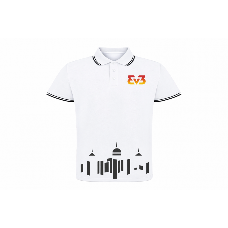 Polo blanco Floorball