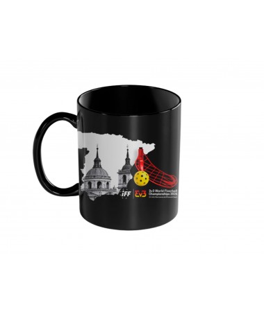 Taza negra Floorball