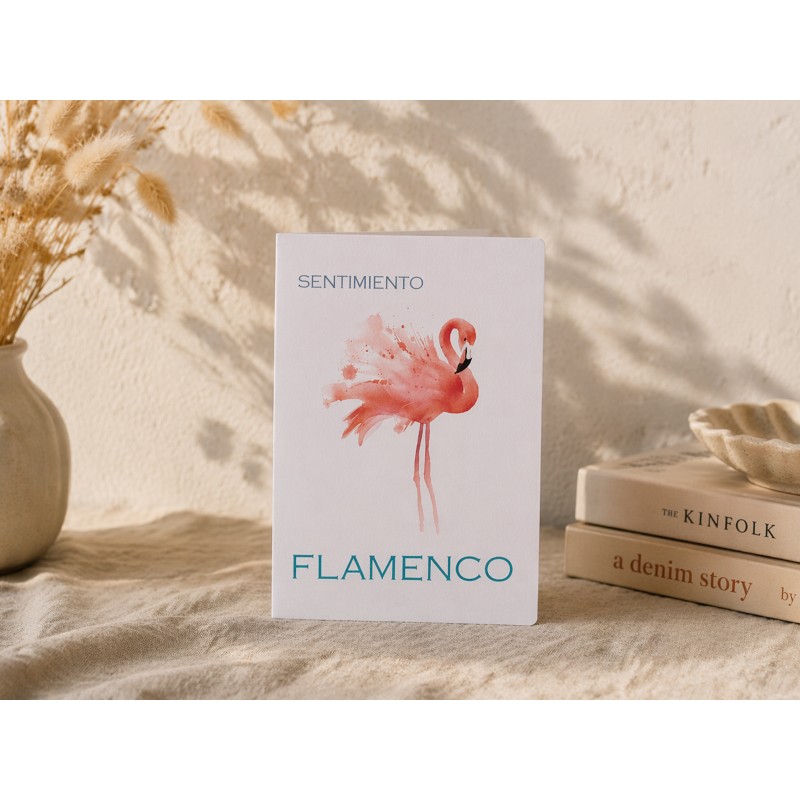 Tarjeta felicitación sentimiento...