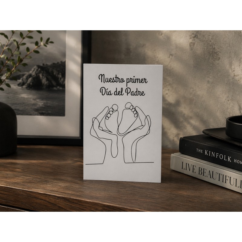 Tarjeta felicitación primer día del...