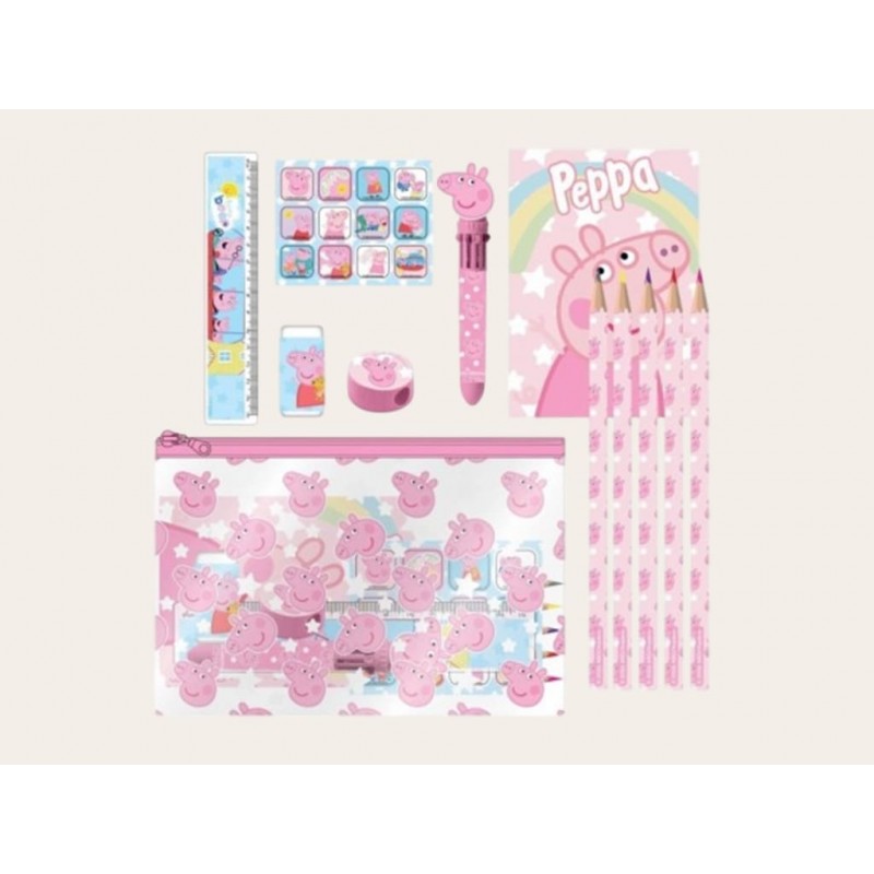 Set papelería Pepa Pig