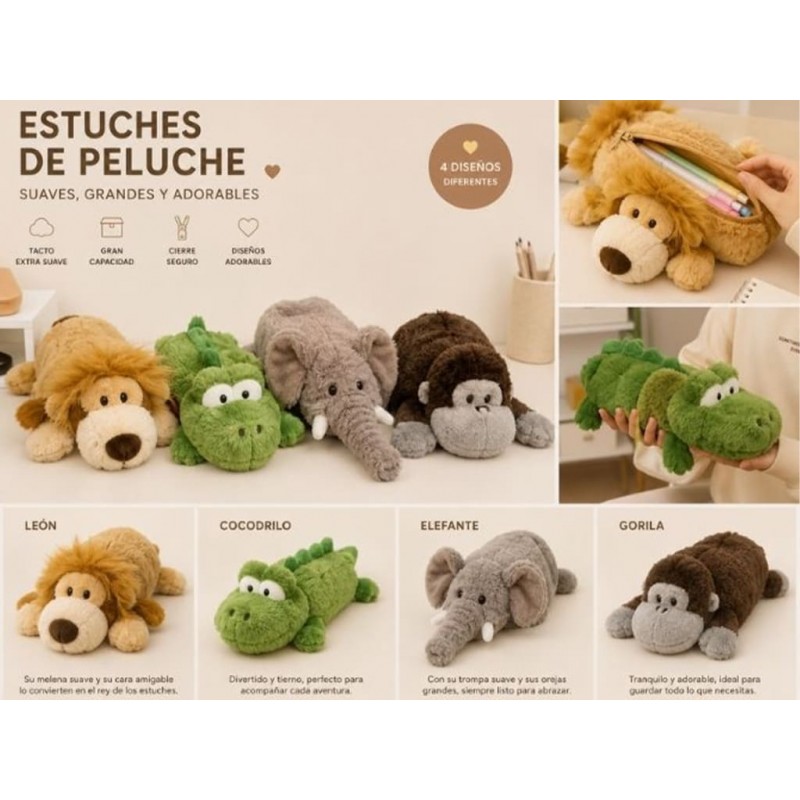 Estuche infantil animales