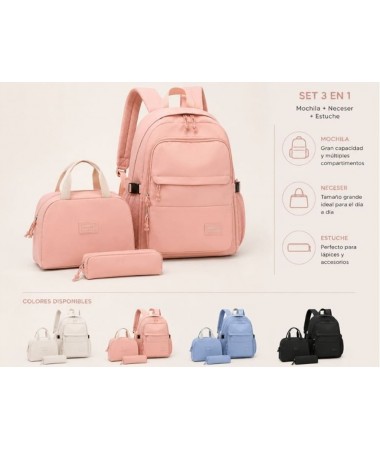 Pack completo, mochila,...