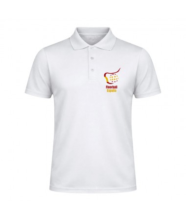 Polo blanco logo pecho...