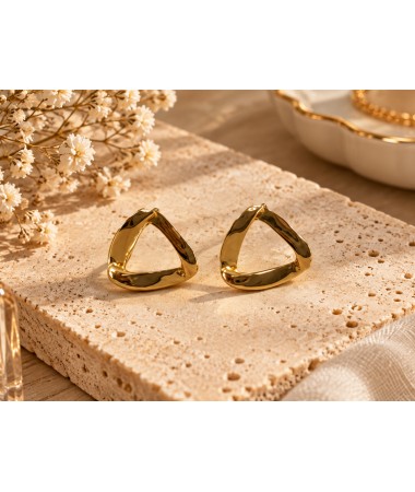 Pendientes aro dorados