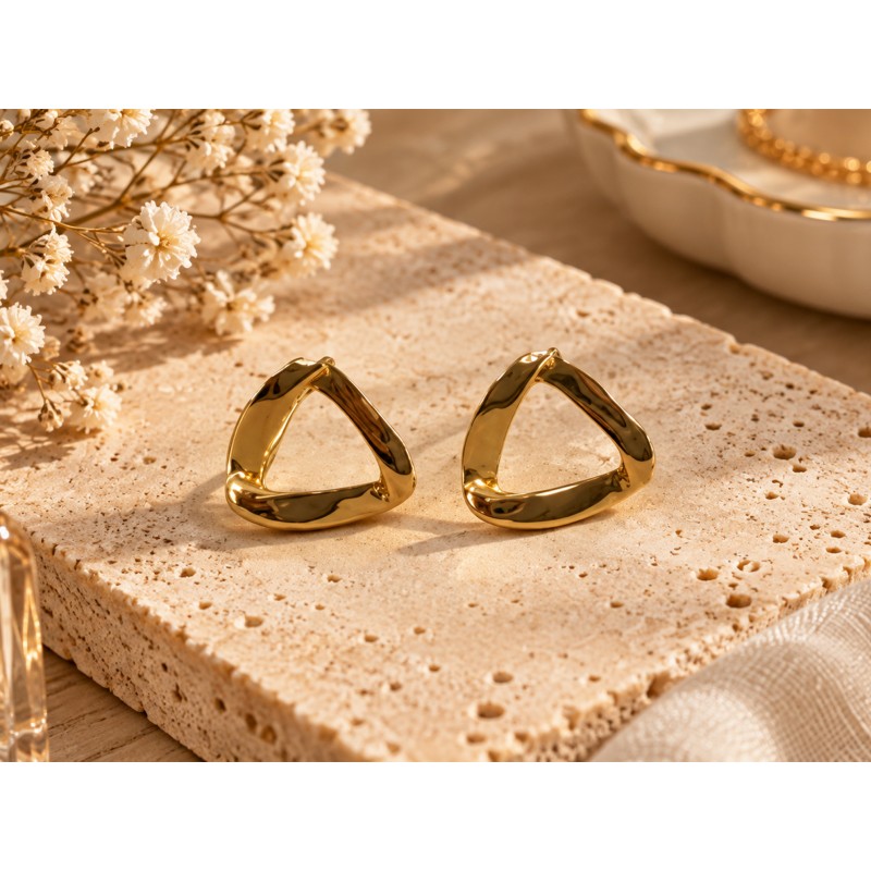 Pendientes aro dorados