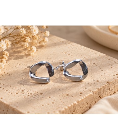 Pendientes  aro plata