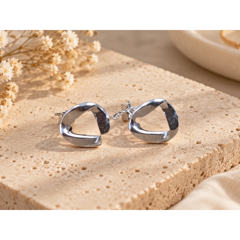 Pendientes  aro plata