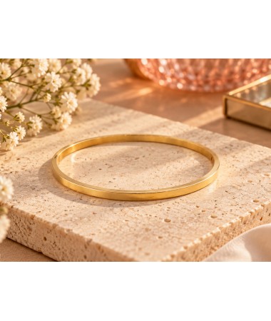 Pulsera de titanio dorado...