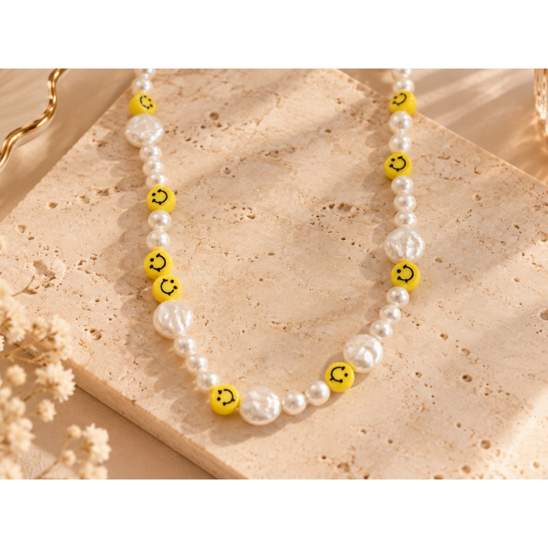 Collar cuentas-Collar cuentas perlas...