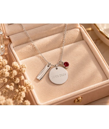 Collar charms de acero...