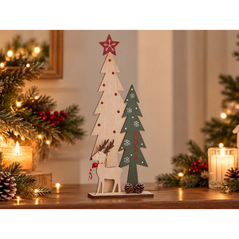 Figura navidad árboles