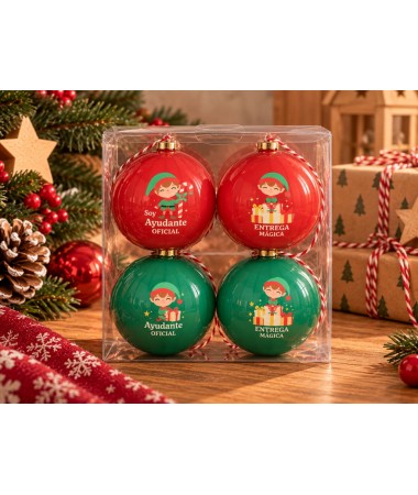 Bola elfo pack 4