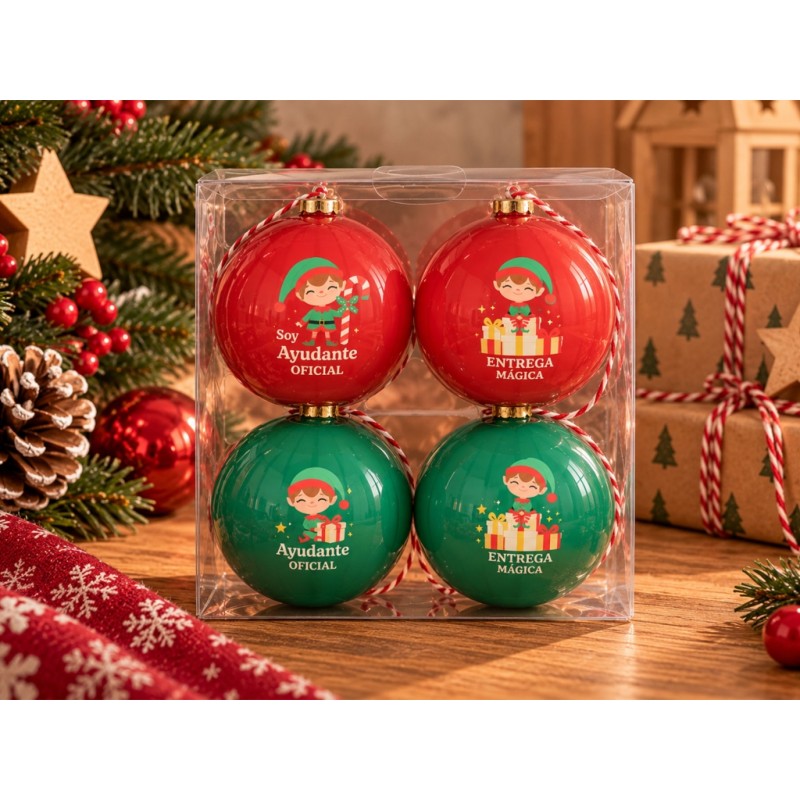 Bola elfo pack 4