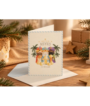 Tarjeta reyes magos