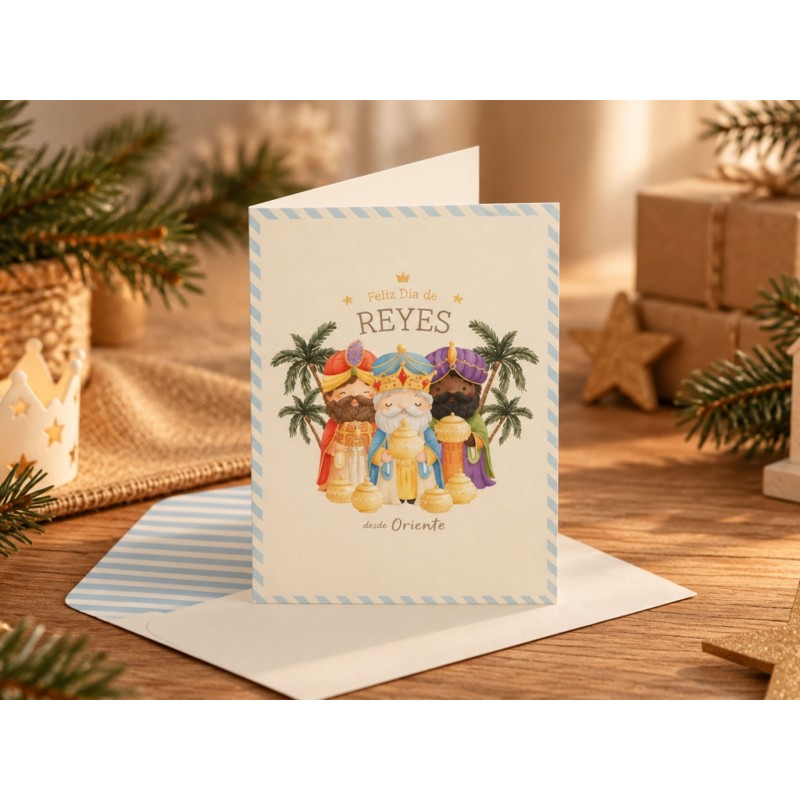 Tarjeta reyes magos