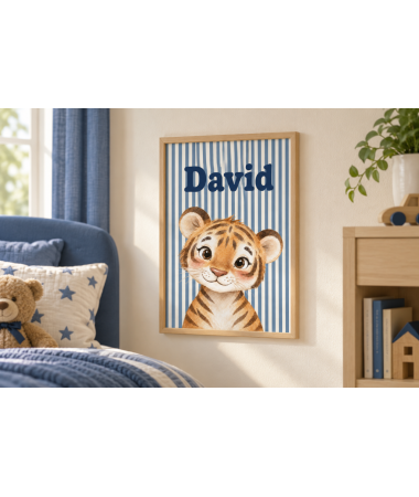 Cuadro infantil Tigre