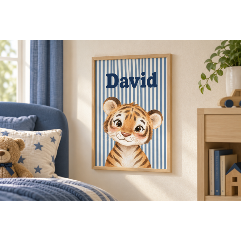 Cuadro infantil Tigre