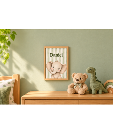 Cuadro infantil Elefante