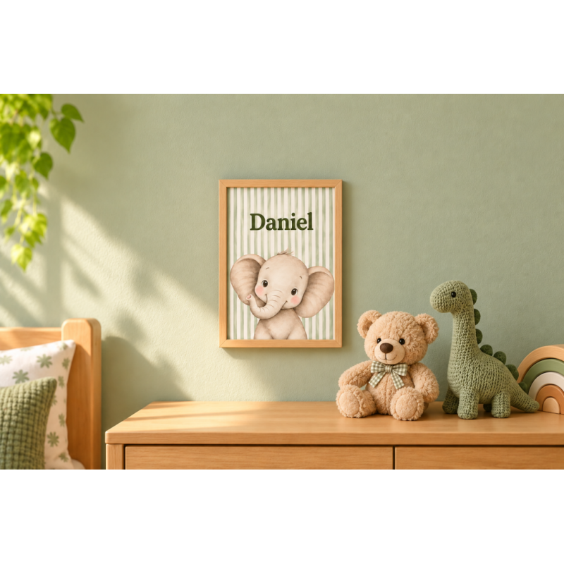 Cuadro infantil Elefante