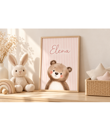 Cuadro infantil Oso