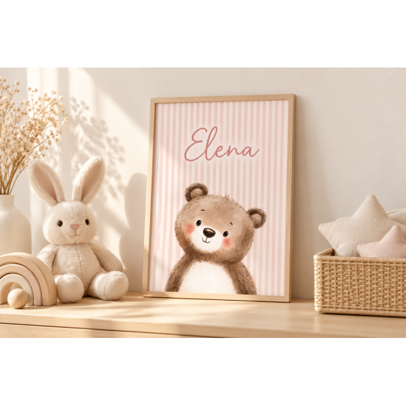 Cuadro infantil Oso