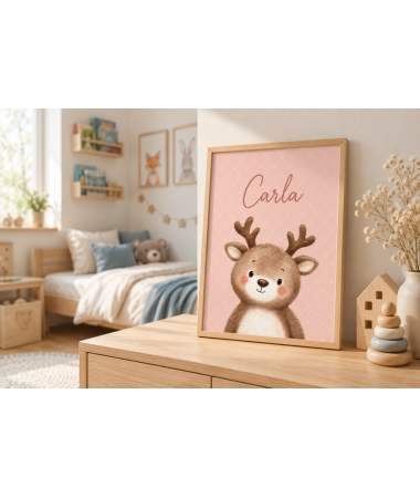 Cuadro infantil Reno