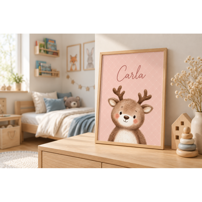 Cuadro infantil Reno
