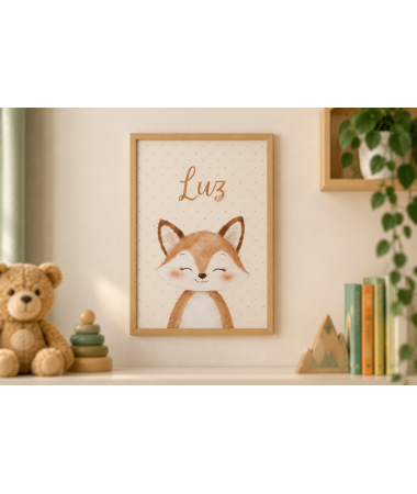 Cuadro infantil Zorro
