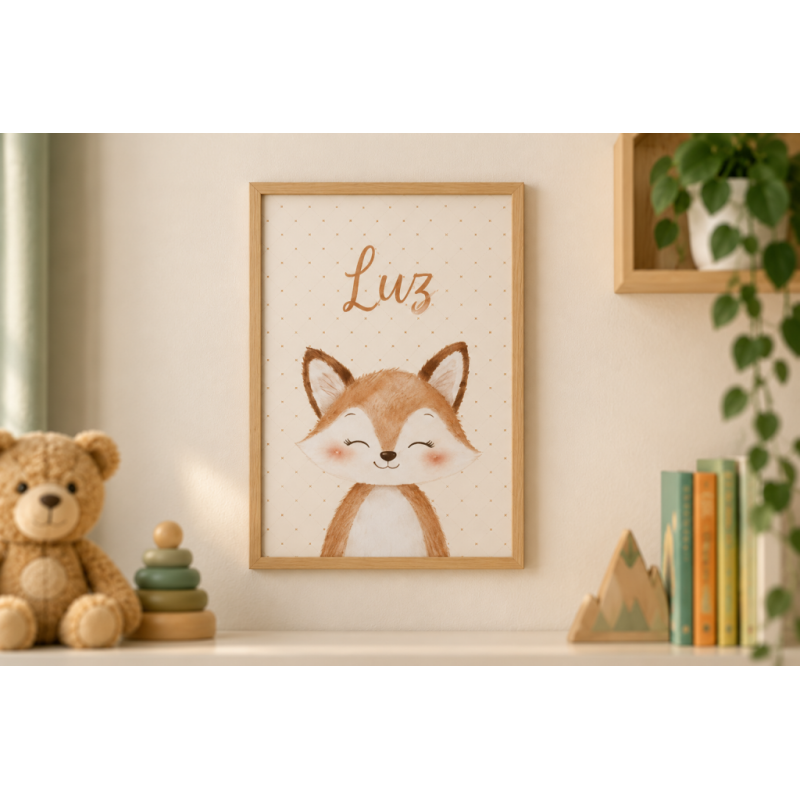 Cuadro infantil Zorro