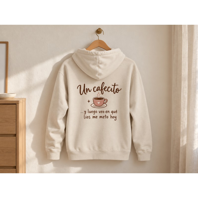 Sudadera personalizable Cafecito
