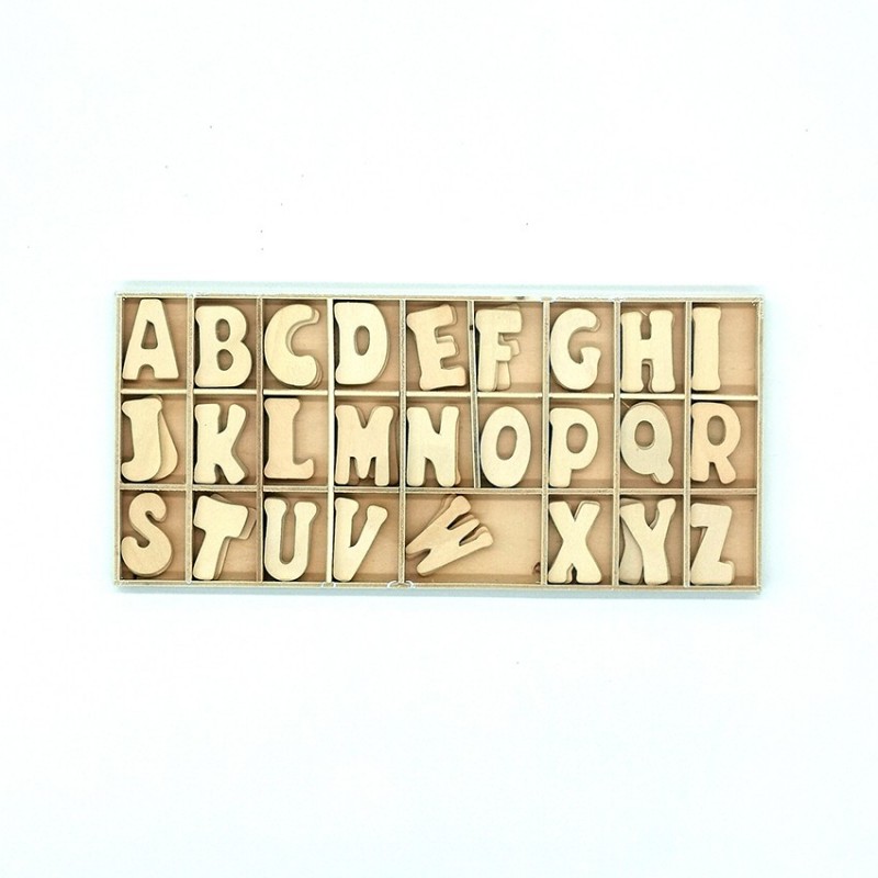 Set abecedario de madera